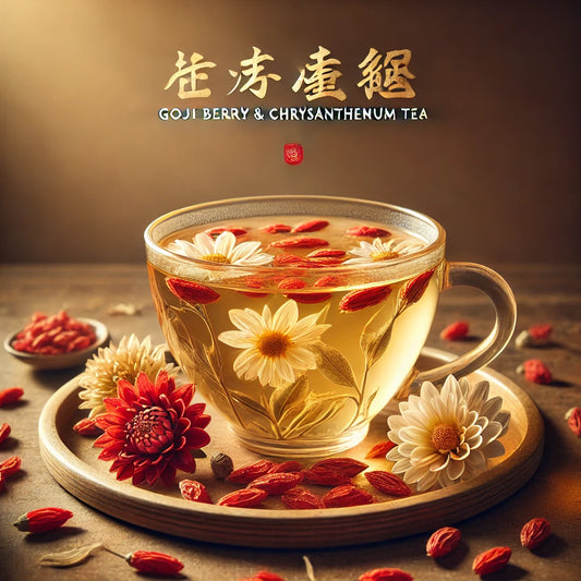 Qi-Boosting and Blood-Enriching：Goji Berry and Chrysanthemum Tea、Red Date and Longan Tea