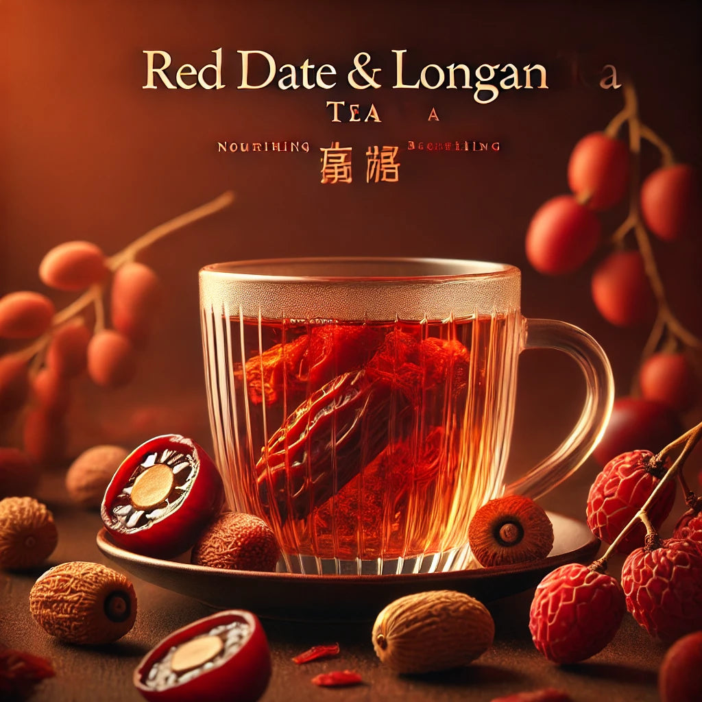 Qi-Boosting and Blood-Enriching：Goji Berry and Chrysanthemum Tea、Red Date and Longan Tea